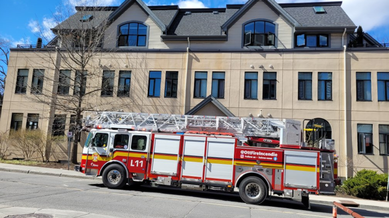 Ottawa Fire Services says all residents of the little Italy building that had dangerously high levels of carbon monoxide (CO) Tuesday afternoon have returned to their units. (Ottawa Fire Services/ X)