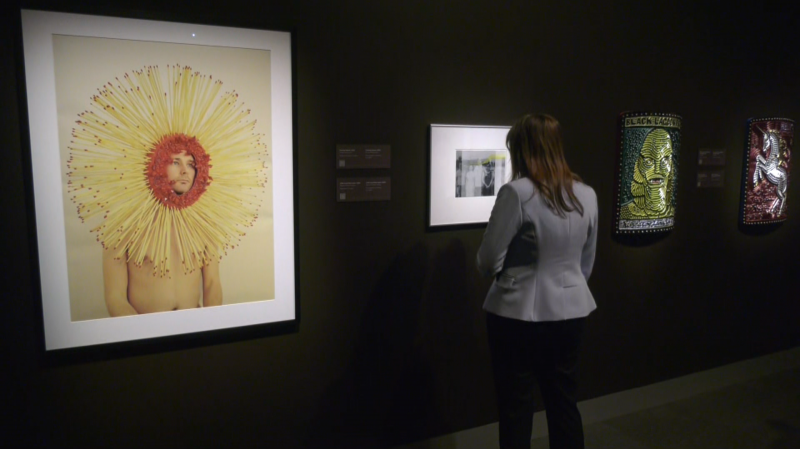 The Royal Alberta Museum unveiled a new exhibition called 'Here & Now' on April 17, 2024. (Matt Marshall/CTV News Edmonon)