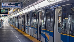 Expo Line SkyTrain at Commercial-Broadway Station is seen in this undated image. (Shutterstock)