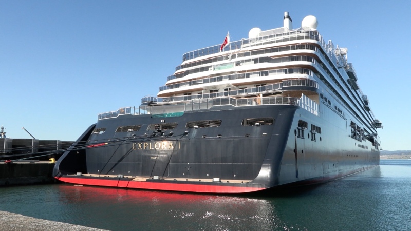 Luxury cruise makes first Canadian stop 