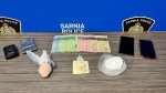 Items seized as part of an investigation by Sarnia police on April 16, 2024. (Source: Sarnia police)