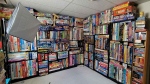 Matthew Bencharski's sprawling board game collection at his Stonewall, Man. home is shown in an April 17, 2024 image. (Matthew Bencharski)