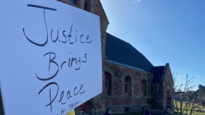 A sign outside the Georgetown courthouse in P.E.I. (Source: Jack Morse/CTV News Atlantic)