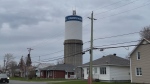 The water tower in Casselman, Ont. (Shaun Vardon/CTV News Ottawa) 
