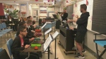 Music students at Brennan high school in Windsor, Ont. (Bob Bellacicco/CTV News Windsor)
