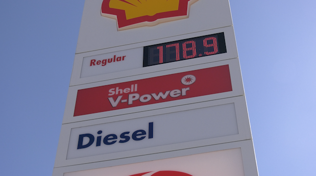 Price of a litre of regular gasoline at a station in Fort St. John cost drivers 178.9 cents on April 18, 2024. (FILE)