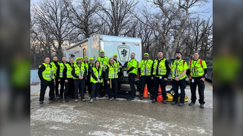 WINSAR members train twice monthly at their Assiniboine Park facility. The organization currently has 38 members. In a given year, volunteers will respond up to as many as 30 search and rescue calls in the province. (Joseph Bernacki/CTV News Winnipeg)