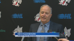Ken MacKenzie Sudbury Wolves head coach. April 18, 2024 (Ian Campbell/CTV Northern Ontario)