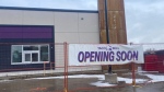 Construction of Taco Bell in Regina appears to be nearing completion. (ColeDavenport/CTVNews) 