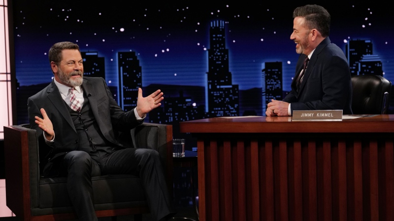 Nick Offerman once spent a night high in jail after being mistaken for a robber