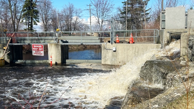 A flood warning was issued Friday for the Lake Nipissing shoreline in North Bay, Callander and the Parks Creek watershed. (Supplied/North Bay-Mattawa Conservation Authority)