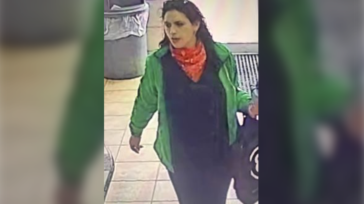 A woman in a green jacket is pictured in an image released by the Waterloo Regional Police Service. (Courtesy: Waterloo Regional Police Service)