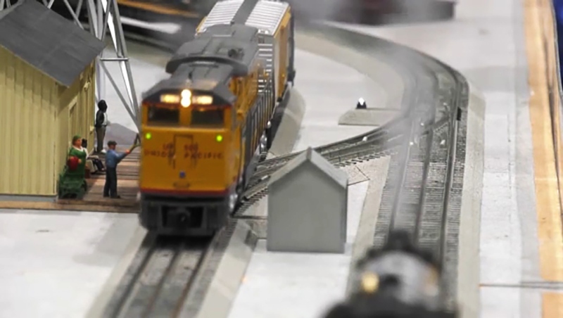 The event runs from 9 a.m. to 5 p.m. both Saturday and Sunday and features Lego trains, Thomas and Friends, garden railroads and photo exhibits as well as live demonstrations. (Credit: Supertrain April 2023 Genesis Centre)
