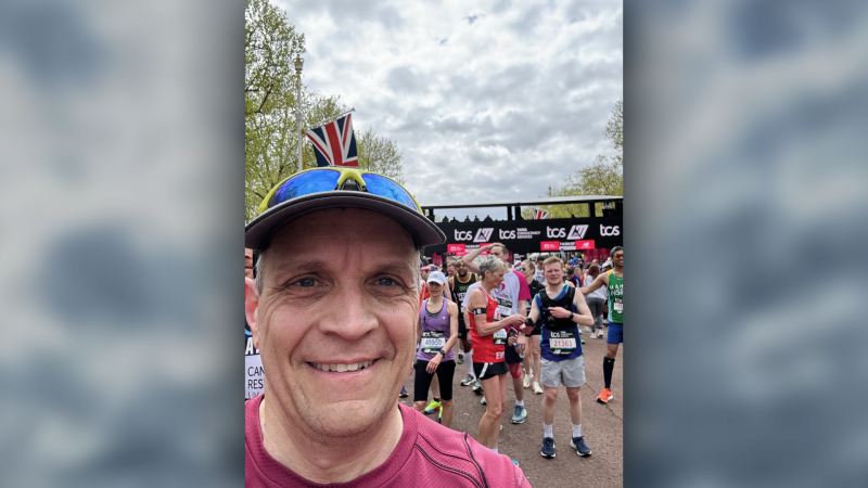 Ottawa Mayor Mark Sutcliffe had “a great day” in London Sunday when he ran in the marathon. (Ottawa Mayor Mark Sutcliffe/ X)