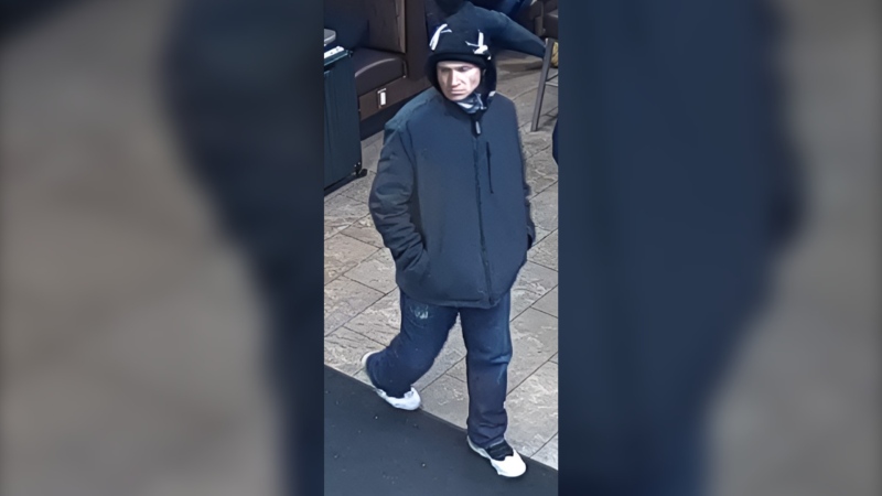 On March 25, at 5:30 a.m., police say the pictured suspect made several attempts to gain entry into a business in the 1300 block of Provincial Road in Windsor, Ont. (Source: Windsor police