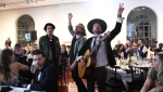 The Trews performing at the Black Tie Mac Gala in Barrie Ont., on April, 20, 2024. (Courtesy: Kayla van Zon)