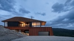 A property in Naramata, B.C., boasts a quarter-inch corten steel barrier designed to offer some protection from wildfires – though the architect stressed the home is not "fire-proof." (Sotheby's International Realty Canada) 