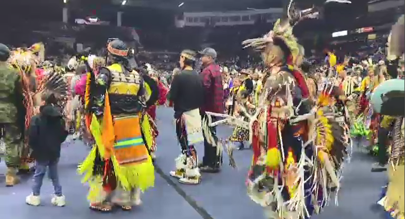 WATCH: The Brandt Centre was host to one of the largest Indigenous celebrations in the province.