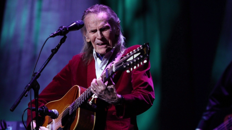 Legendary singer-songwriter Gordon Lightfoot performs his classic hits at the McPherson Playhouse in Victoria, B.C., on Monday, October 23, 2017. Lightfoot died May 1, 2023. He was 84. (THE CANADIAN PRESS/Chad Hipolito)