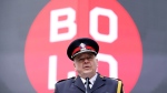 Toronto Police Chief Myron Demkiw speaks during a press conference announcing the updated list of the bolo program. THE CANADIAN PRESS/Cole Burston