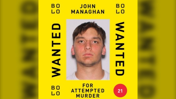 John Managhan, a Windsor man sought for attempted murder has been named as one of Canada’s most wanted fugitives. (Source: Windsor police)