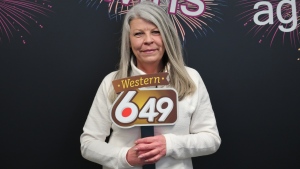 Allison Shulson won $2 million on the March 13, 2024 Western 6-49 lottery draw. (Western Canada Lottery Corporation)