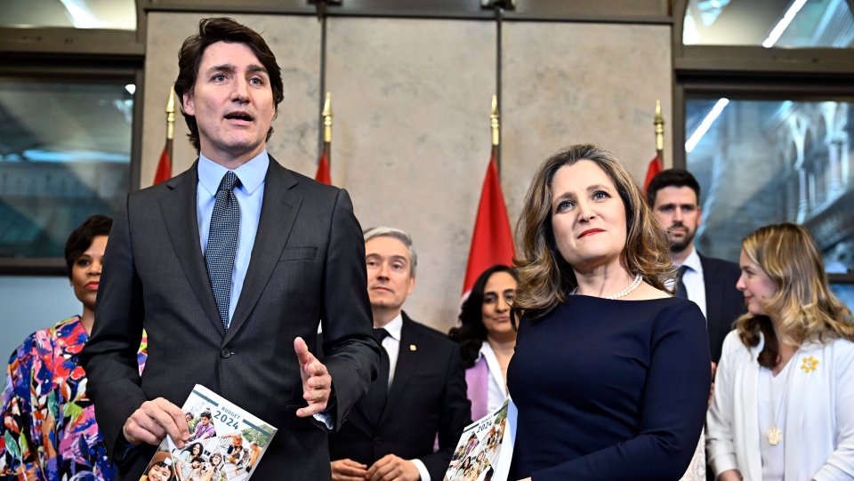 Amid concerns over 'collateral damage' Trudeau, Freeland defend capital gains tax change