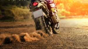 An off-road motorcycle is seen in this undated image. (Shutterstock)