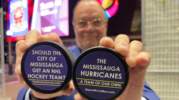 Peter McCallion, a Mississauga mayoral candidate, wants to bring an NHL team to the city. (Supplied)
