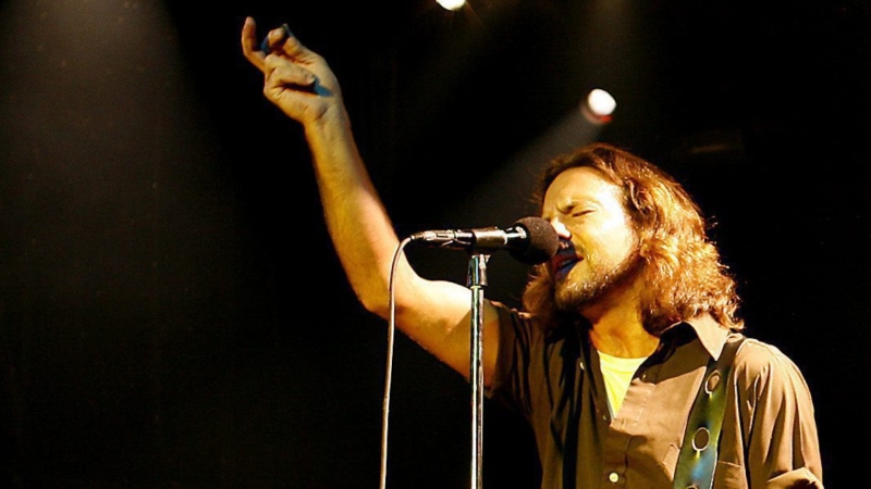 FILE: Eddie Vedder and Pearl Jam perform on May 5, 2006 in New York. (AP Photo/Jason DeCrow) 
