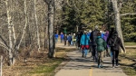 Ron Jeffery sent this photo in on Tuesday. He mentioned Calgary Retired Teachers walked North Glenmore Park as part of a provincial wellness initiative and made donations to the food bank. It was a perfect day!