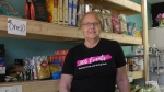 Darlene Hartshorn started a free grocery store to help feed folks in her community struggling to make ends meet. (Carla Shynkaruk / CTV News)