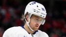 Toronto Maple Leafs right wing William Nylander (88) looks on during the second period of an NHL hockey game against the Washington Capitals, Wednesday, March 20, 2024, in Washington. (AP Photo/Nick Wass)
