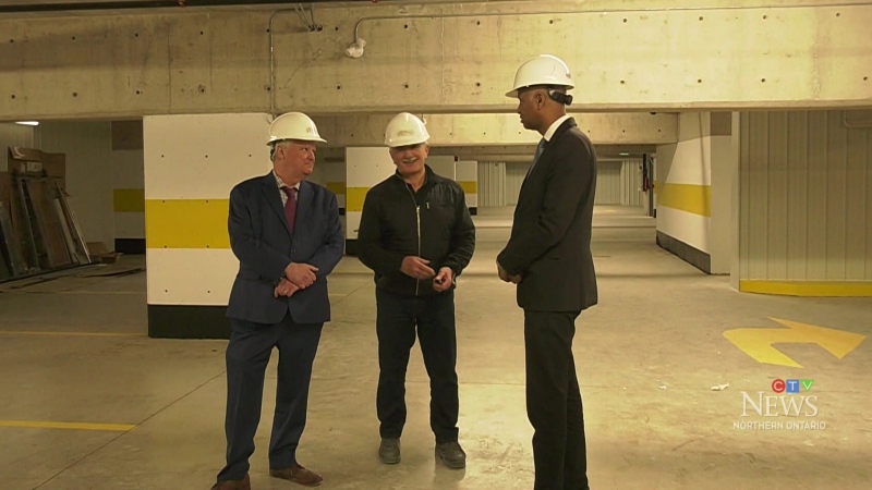 Legion housing project in Sault Ste. Marie. April 24, 2024 (Cory Nordstrom/CTV Northern Ontario)