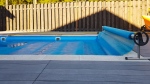 A backyard pool is seen in this undated stock image. (Shutterstock)