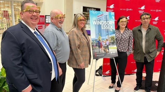 TWEPI unveils the new  visitor guide in Windsor, Ont., on Thursday, April 25, 2024. (Chris Campbell/CTV News Windsor)