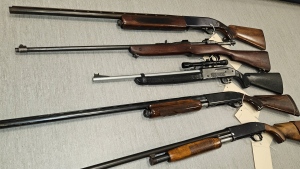 Police included images of the weapons they seized after a drug trafficking investigation. (Submitted/WRPS)