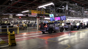 Honda assembly line on April, 25, 2024. (CTVNews/Mike Arsalides)