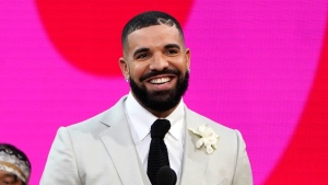 Drake appears at the Billboard Music Awards in Los Angeles on May 23, 2021. (AP Photo/Chris Pizzello, File)