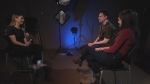 CTV Atlantic's Katie Kelly interviews actors Sam Davison and Ursula Calder. (CTV Atlantic)