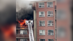 Fire at Jasper Avenue Apartment 