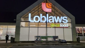 A Loblaws grocery store is shown at a Bowmanville, Ont., shopping centre on Tuesday, Feb. 28, 2023. THE CANADIAN PRESS/Doug Ives