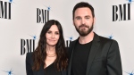 Courteney Cox and Johnny McDaid in 2022. (Rodin Eckenroth/FilmMagic/Getty Images via CNN Newsource)
