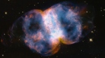 NASA released this photo of the Little Dumbbell Nebula. (NASA, ESA, STScI via CNN Newsource)
