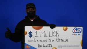 Ottawa has a new millionaire after a resident won a Lotto 6/49 prize worth $1 million in the Gold Ball Draw on April 6.