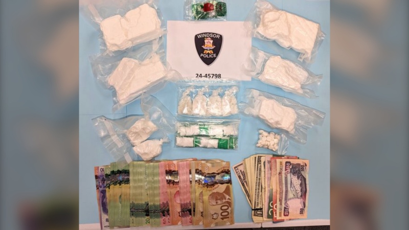Windsor police seized $120,000 in illegal drugs. (Source: Windsor police)