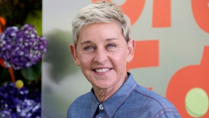 FILE - Ellen DeGeneres attends the premiere of Netflix's 'Green Eggs and Ham' on Nov. 3, 2019, in Los Angeles. (Photo by Mark Von Holden / Invision / AP, File)
