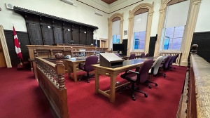 A court room inside Halifax provincial court is pictured. (Jonathan MacInnis/CTV Atlantic)