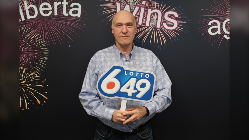 Randall Donison won $1 million in the March 30 draw of the Lotto 6/49. (Supplied)