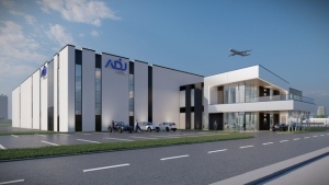 An artist’s concept of the new private aviation terminal at London International Airport. (Source: London International Airport) 